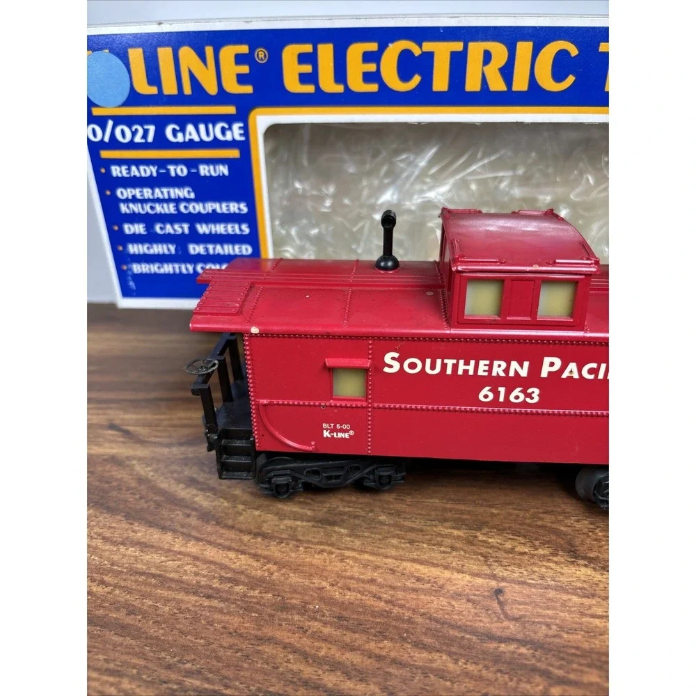 K-Line K6163 Southern Pacific Classic‎ Caboose W/Box Radio Equipped O/O27